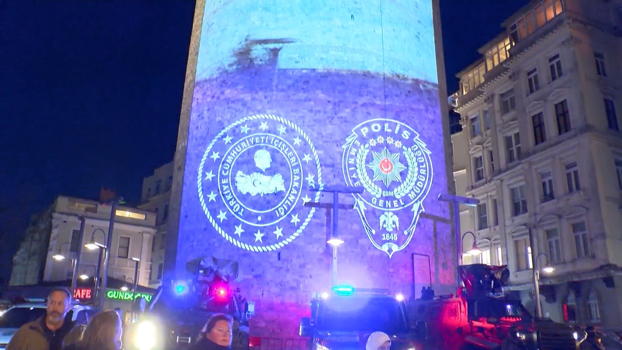 Polis Teşkilatı'nın 180. Yılı Galata Kulesi'nde Coşkuyla Kutlandı