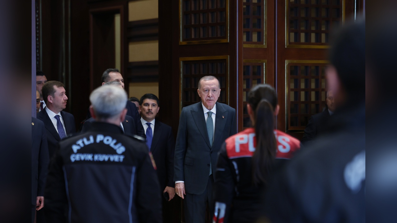 Cumhurbaşkanlığı Külliyesi'nde Polis Haftası Kutlandı