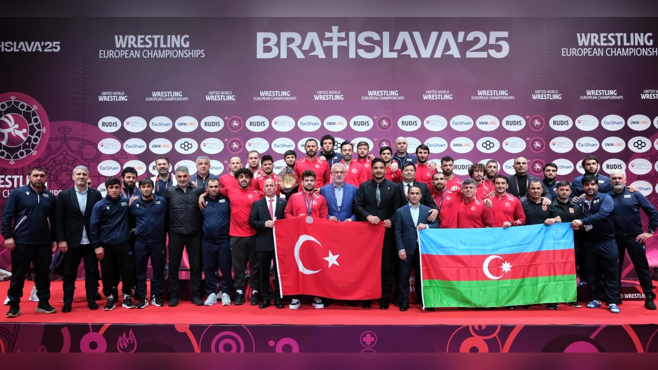 Türkiye Erkekler Serbest Güreş Takımı Avrupa Üçüncüsü