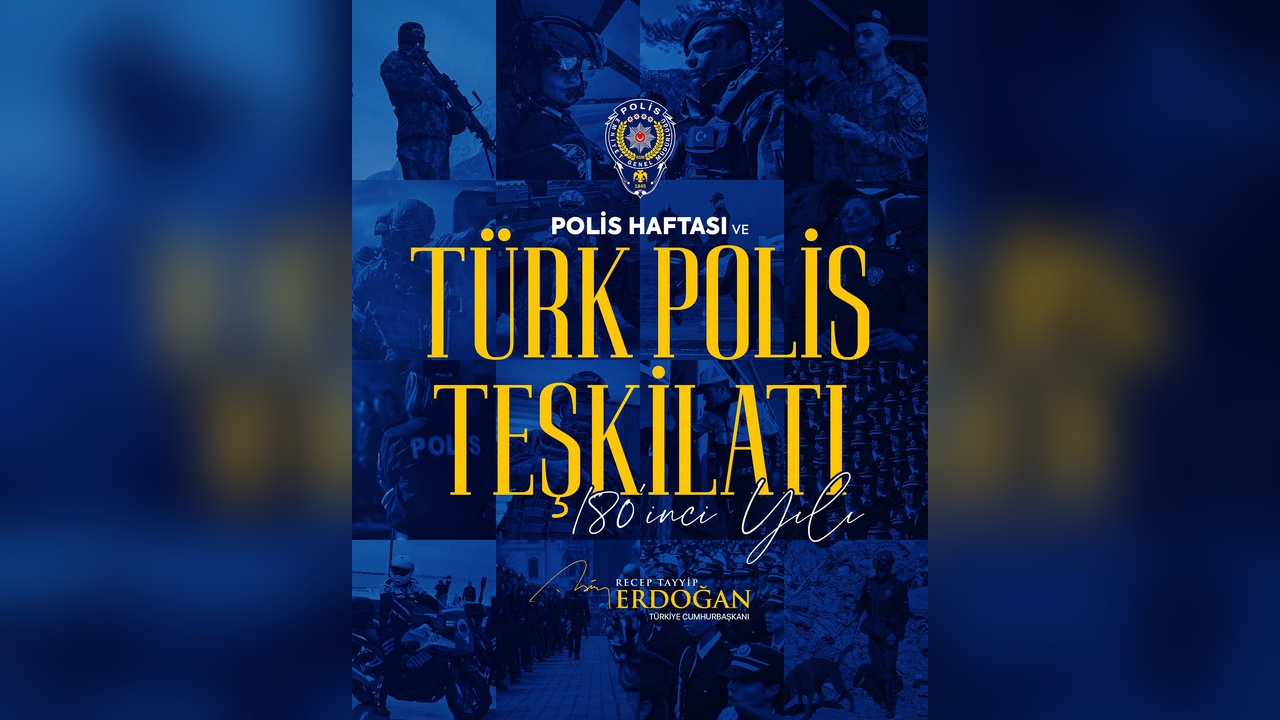 Cumhurbaşkanı Erdoğan, Polis Haftası'nı Kutladı