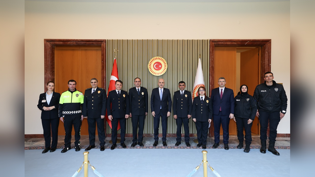Kurtulmuş, Meclis Koruma Daire Başkanlığı Personelini Ağırladı