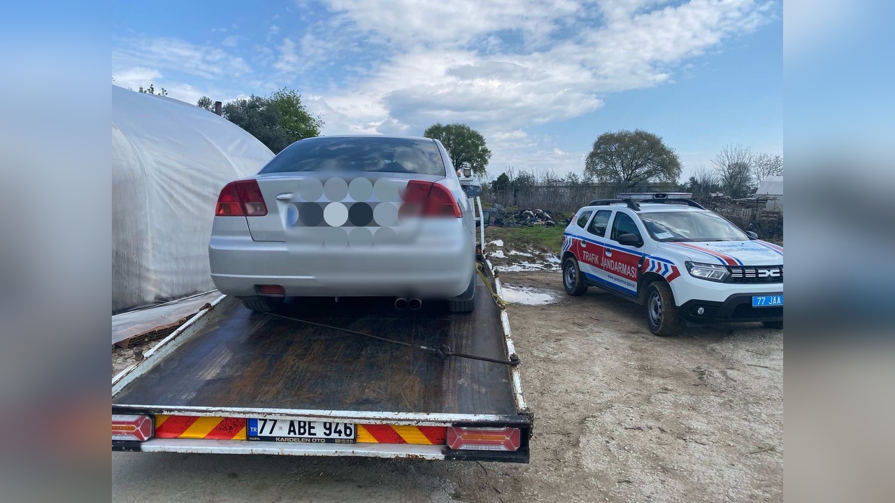 Yalova'da Drift Yapan Sürücüye 67 Bin TL Ceza Kesildi