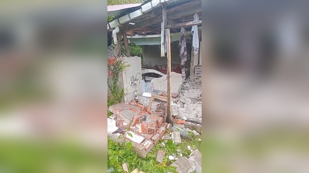 Trabzon'da Gaz Sıkışması Nedeniyle Patlama Meydana Geldi
