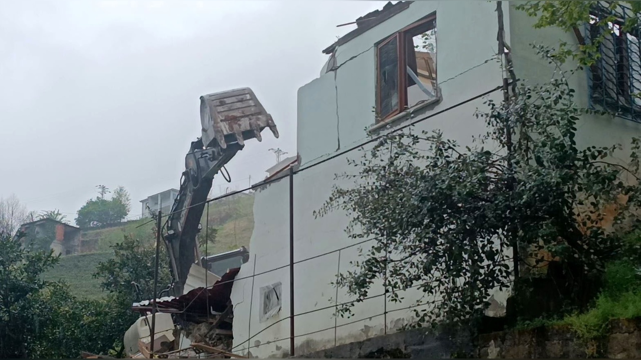 Trabzon'da Gaz Sıkışması Nedeniyle Patlama Meydana Geldi