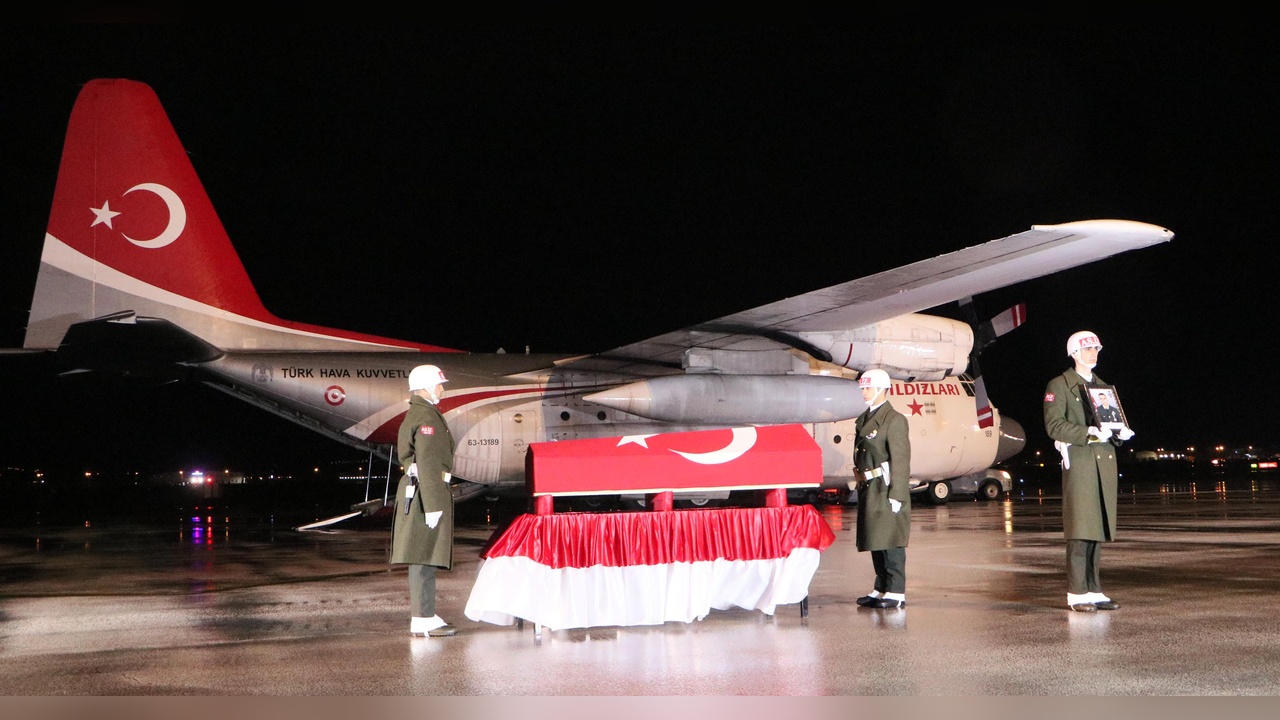 Şehit Tokyürek'in Cenazesi Erzurum'a Uğurlandı