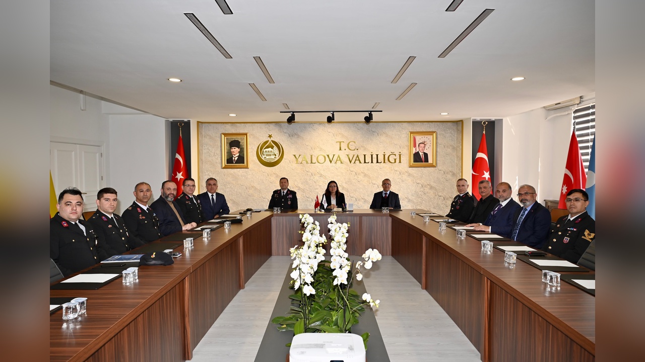 Jandarma Asayiş Vakfı Yalova Temsilciliği İlk Toplantısını Gerçekleştirdi