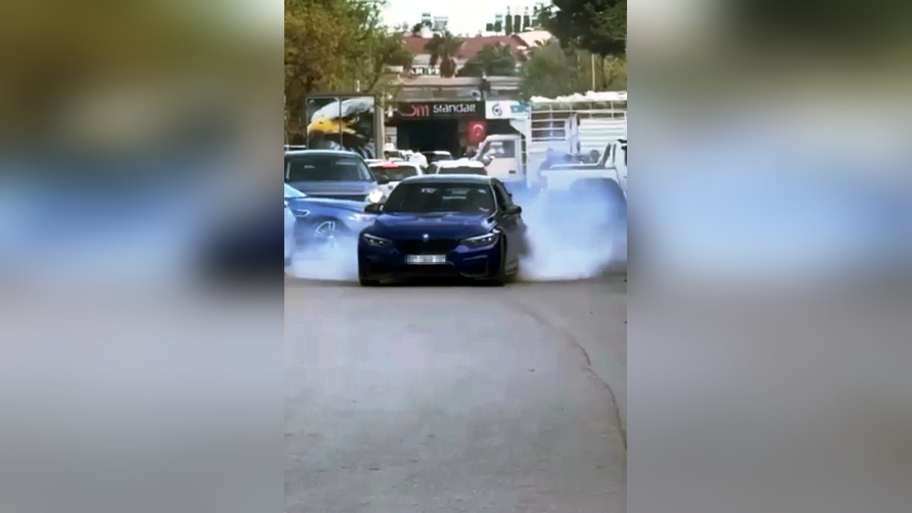 Sanayi Sitesinde Drift Yapan Sürücüye 46 Bin TL Ceza ve Ehliyetine El Konuldu