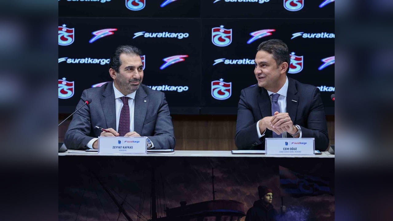 Sürat Kargo, Trabzonspor'un Resmi Taşıma Sponsoru Olarak Anlaşmaya Vardı