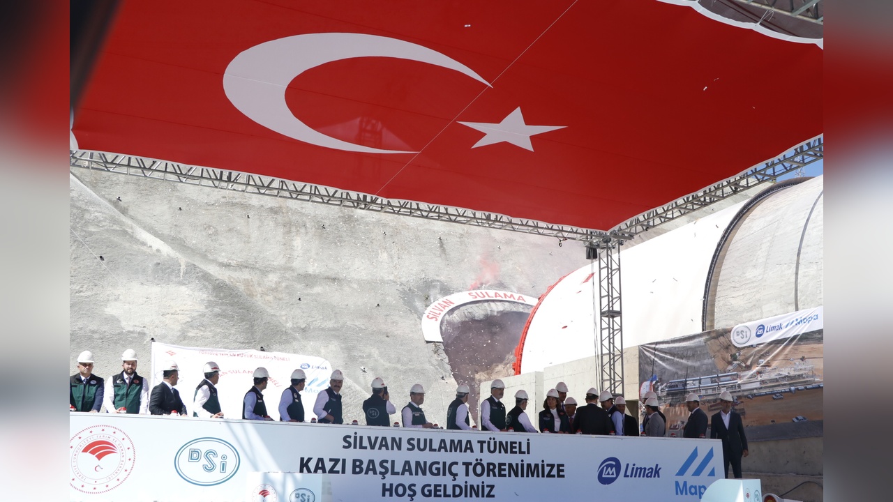 Diyarbakır’da Türkiye’nin En Uzun Sulama Tüneli İçin Kazı Çalışmaları Başladı