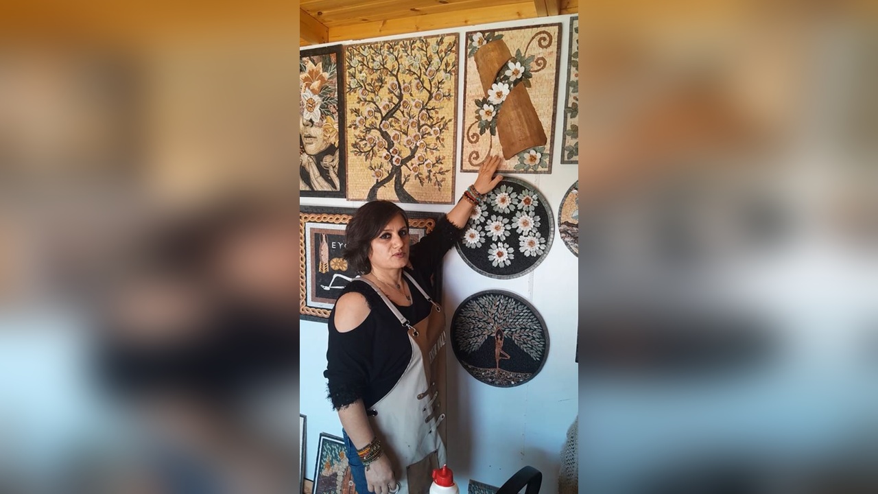 Hataylı Mozaik Ustası Depremin İzlerini Tablolarında Yaşatıyor