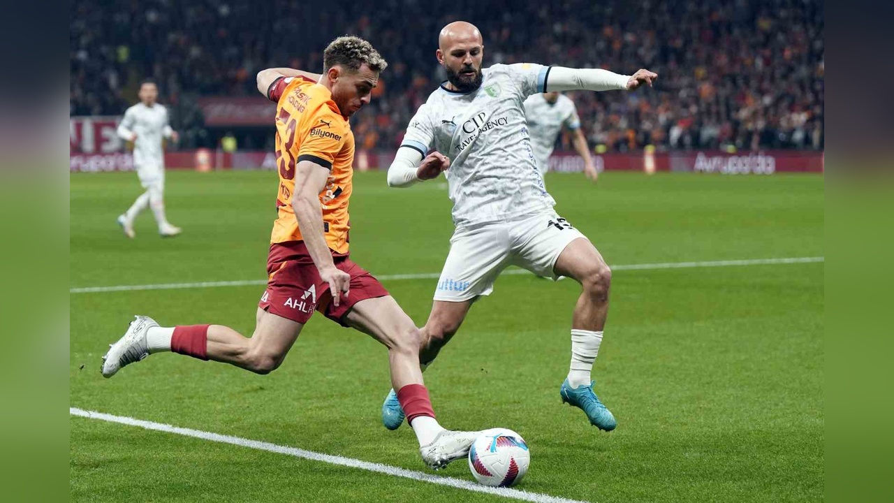 Galatasaray, Trendyol Süper Lig'de Bodrum FK'yi ilk yarıda 1-0 mağlup etti