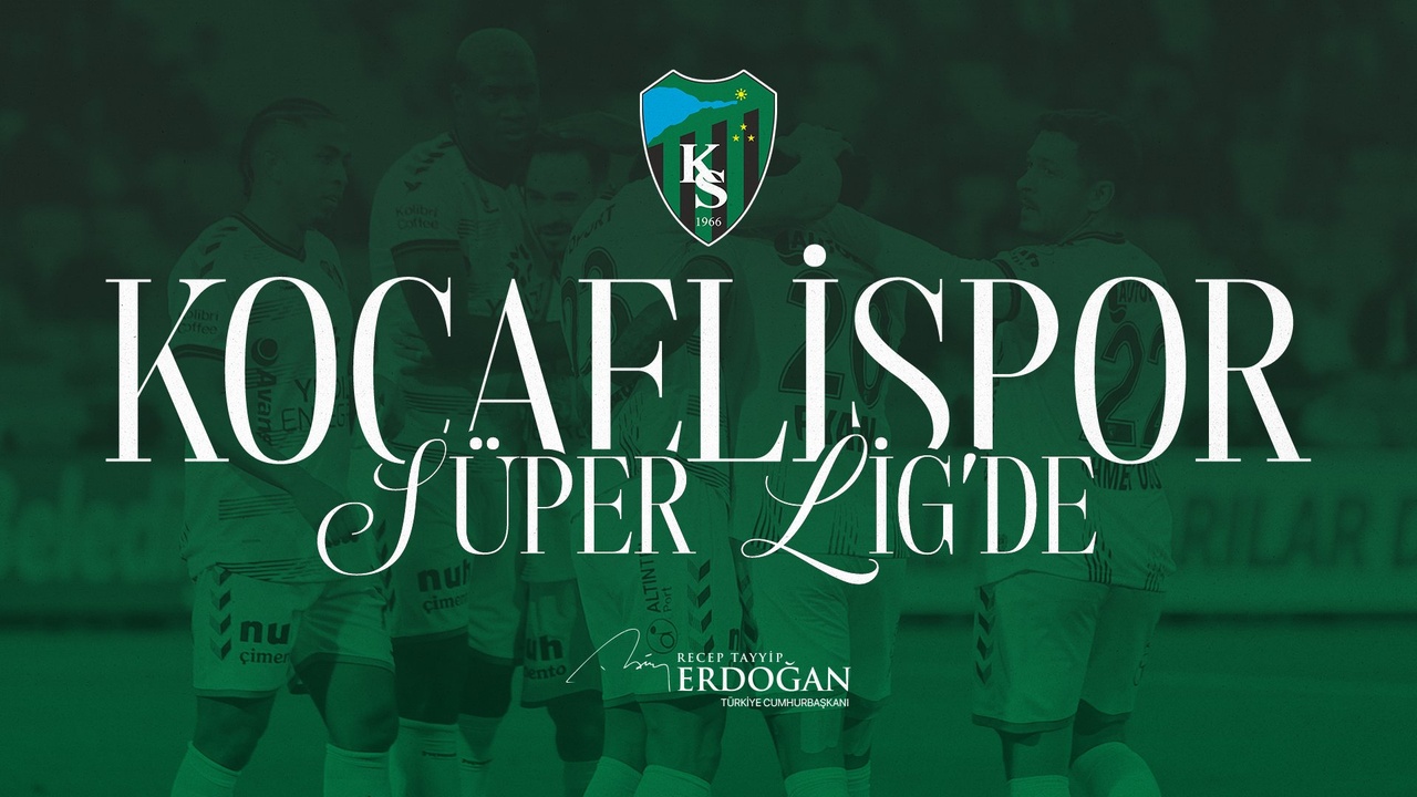 Cumhurbaşkanı Erdoğan, Kocaelispor'u Başarılarından Dolayı Tebrik Etti