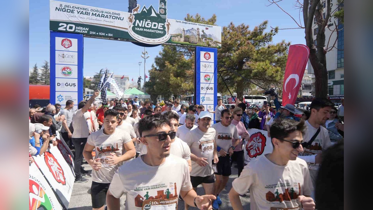 Niğde’de Yarı Maraton Heyecanı Sona Erdi