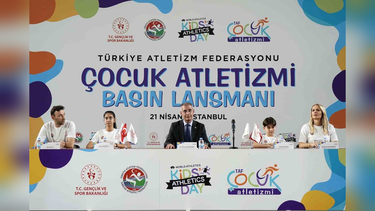 Çocuk Atletizmi İçin Basın Lansmanı Yapıldı