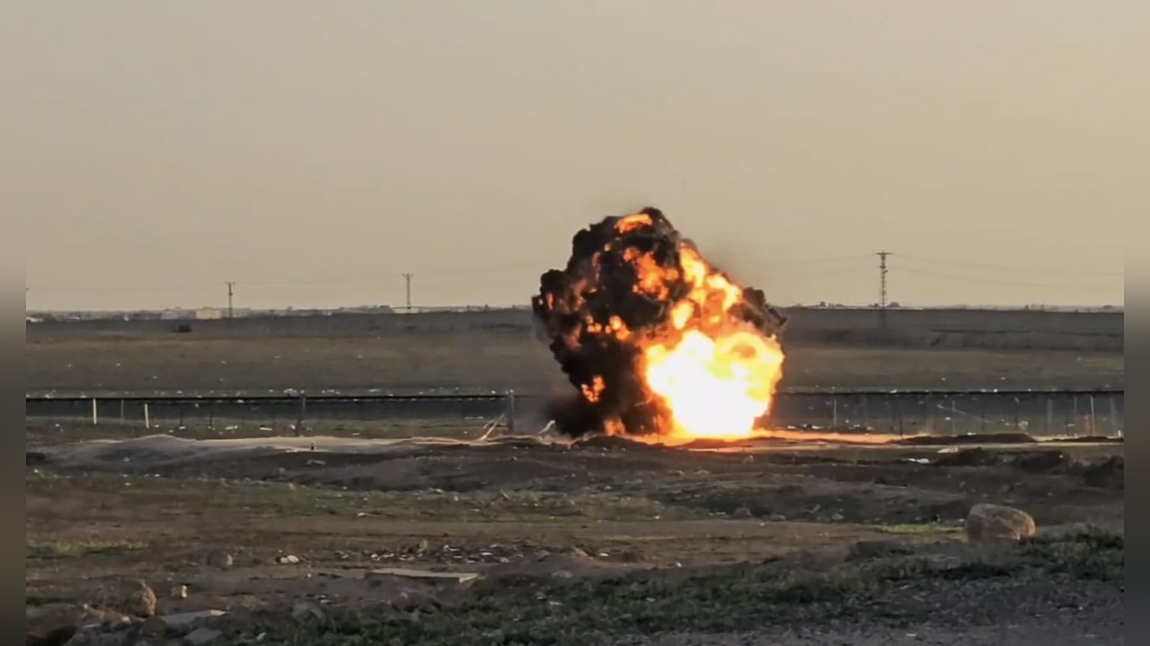 Nusaybin'de İki Mayın Kontrollü Şekilde İmha Edildi