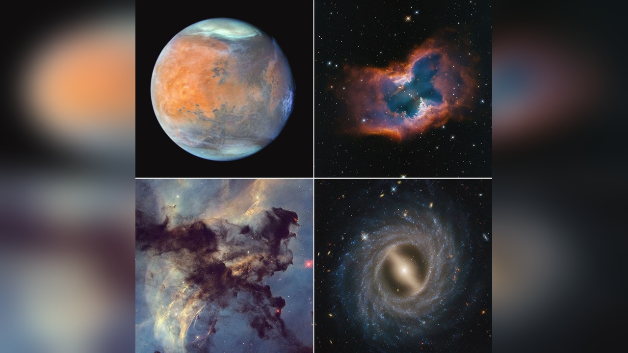 Hubble Uzay Teleskobu 35. Yılında Yeni Görüntüler Paylaştı