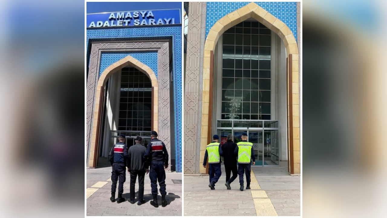 Amasya'da Hükümlü Baba ve Oğlu Tutuklandı