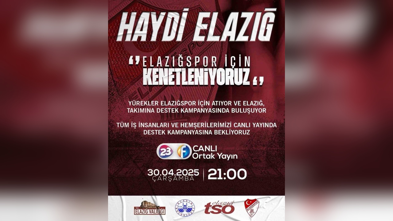 Elazığspor'a Destek İçin Yeni Kampanya Başlatıldı