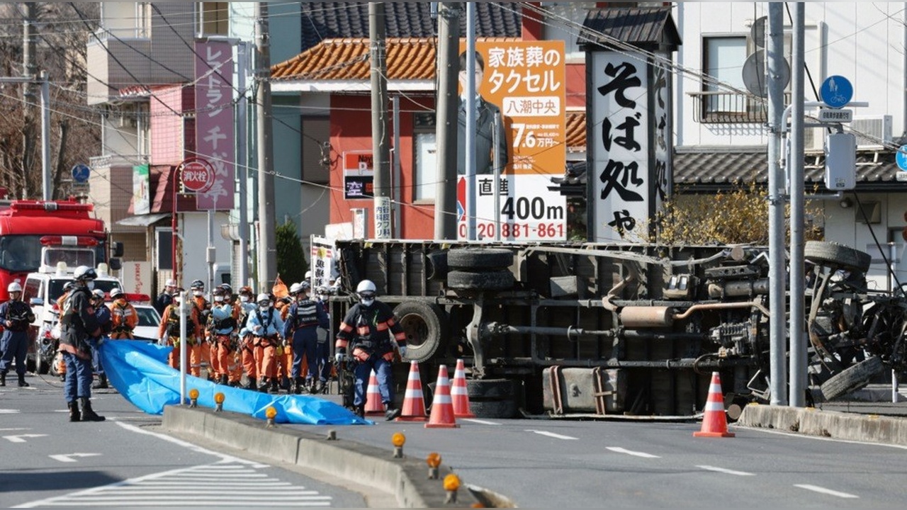 Japonya’da Kamyonet Kazasında Kaybolan Sürücünün Cesedi 3 Ay Sonra Bulundu