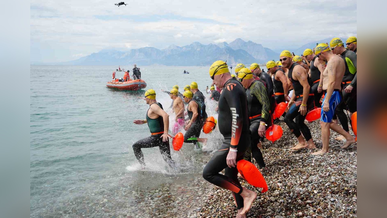 X-WATERS Antalya Açık Su Yüzme Yarışı Uluslararası Katılımla Tamamlandı
