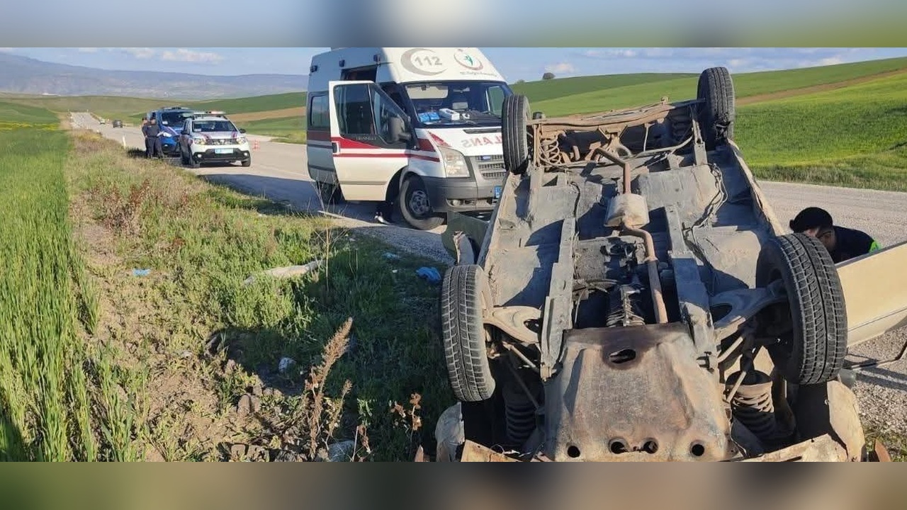 Çorum’da Meydana Gelen Trafik Kazasında 4 Kişi Yaralandı