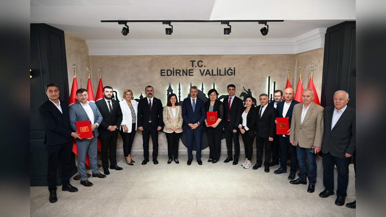 Edirne Uzunköprü Atatürk OSB Projesinde İlk İmzalar Atıldı