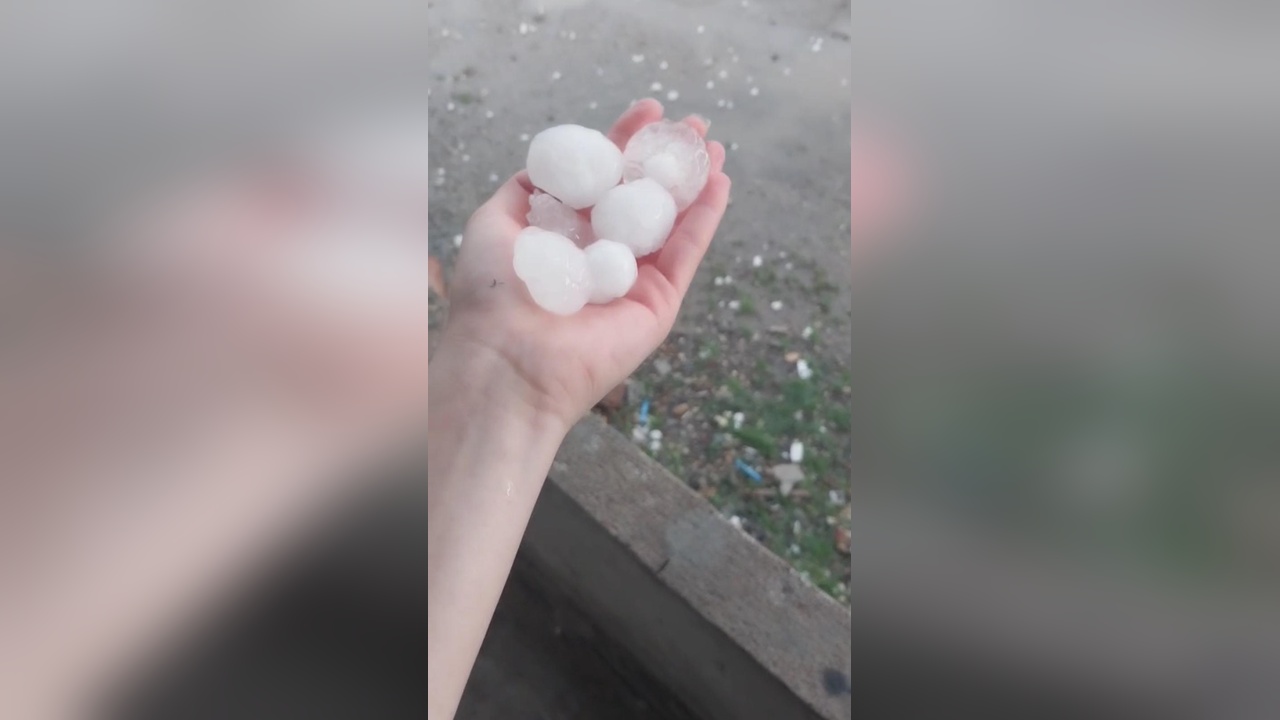 Adana'da Etkili Dolu Yağışı Tarım Arazilerine Zarar Verdi