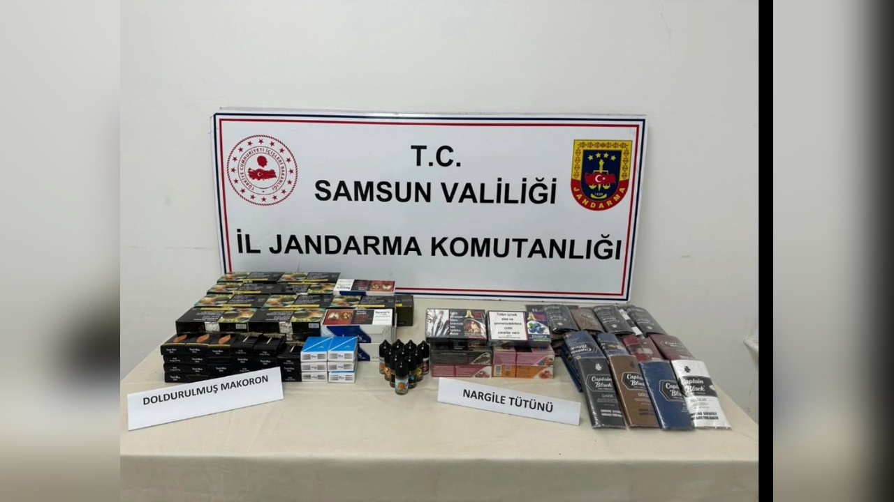 Kaçak tütünleri duvara gizleyen şahıs yakalandı