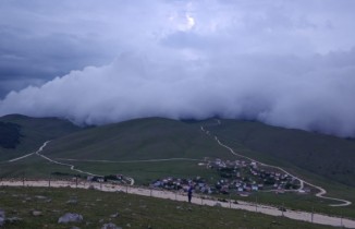 Tokat’ta havayı görenler gözlerine inanamadı