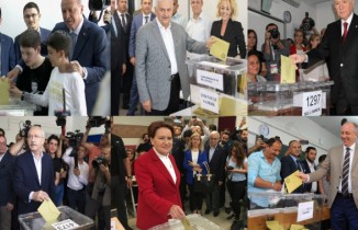 Liderler oylarını kullandı