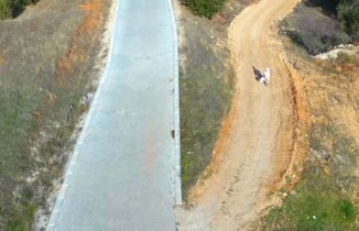 İlk kez drone gören kadın panikledi