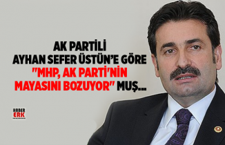 Ak Partili  Ayhan Sefer Üstün’e göre  