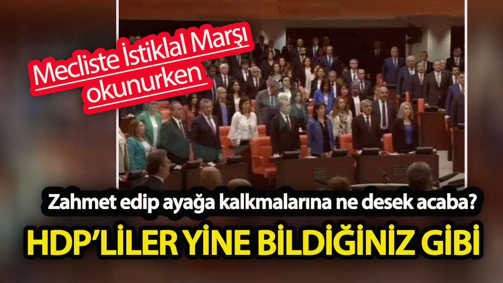 HDP’liler yine bildiğiniz gibi!