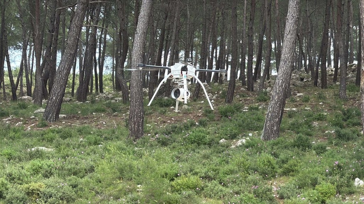 Bodrum'da Orman Yangını Denetimleri: Termal Dronlarla Gözetim Arttı