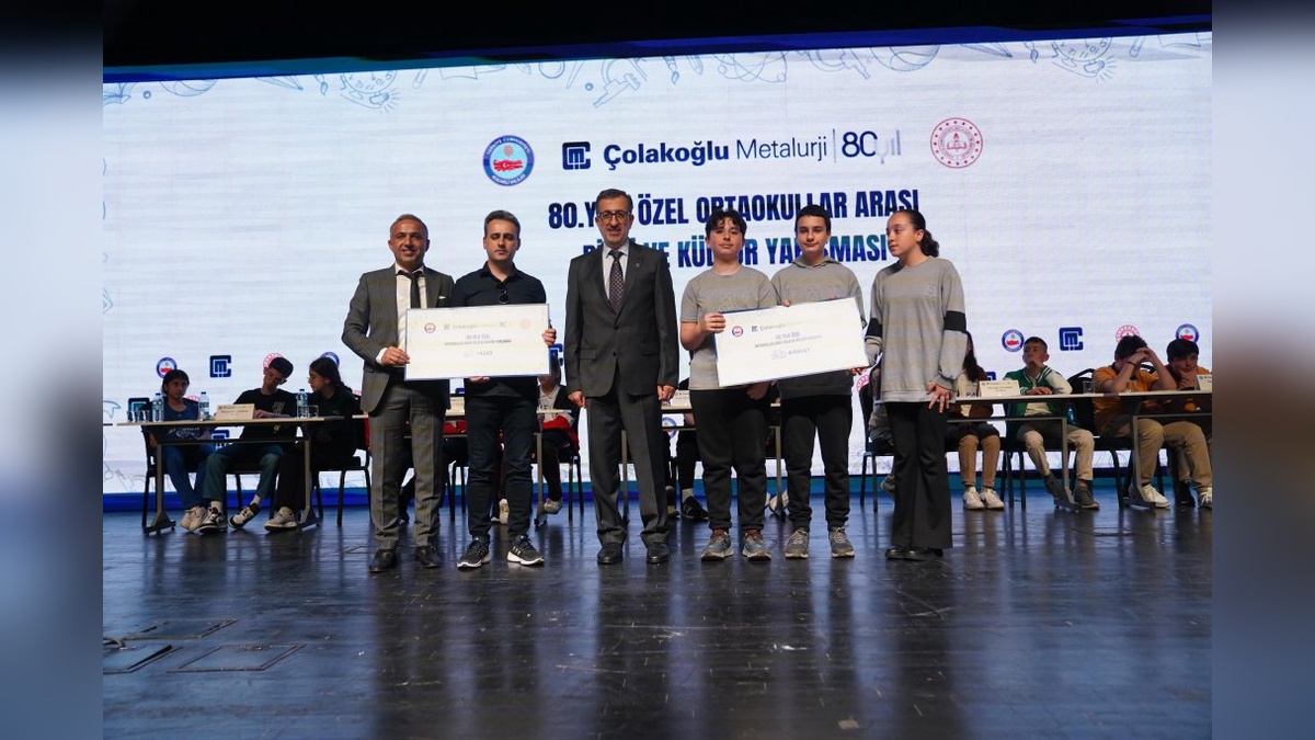 Çolakoğlu Metalurji'nin 80. Yıl Yarışması'nda Gebze Mustafa Üstündağ Ortaokulu Birinci Oldu
