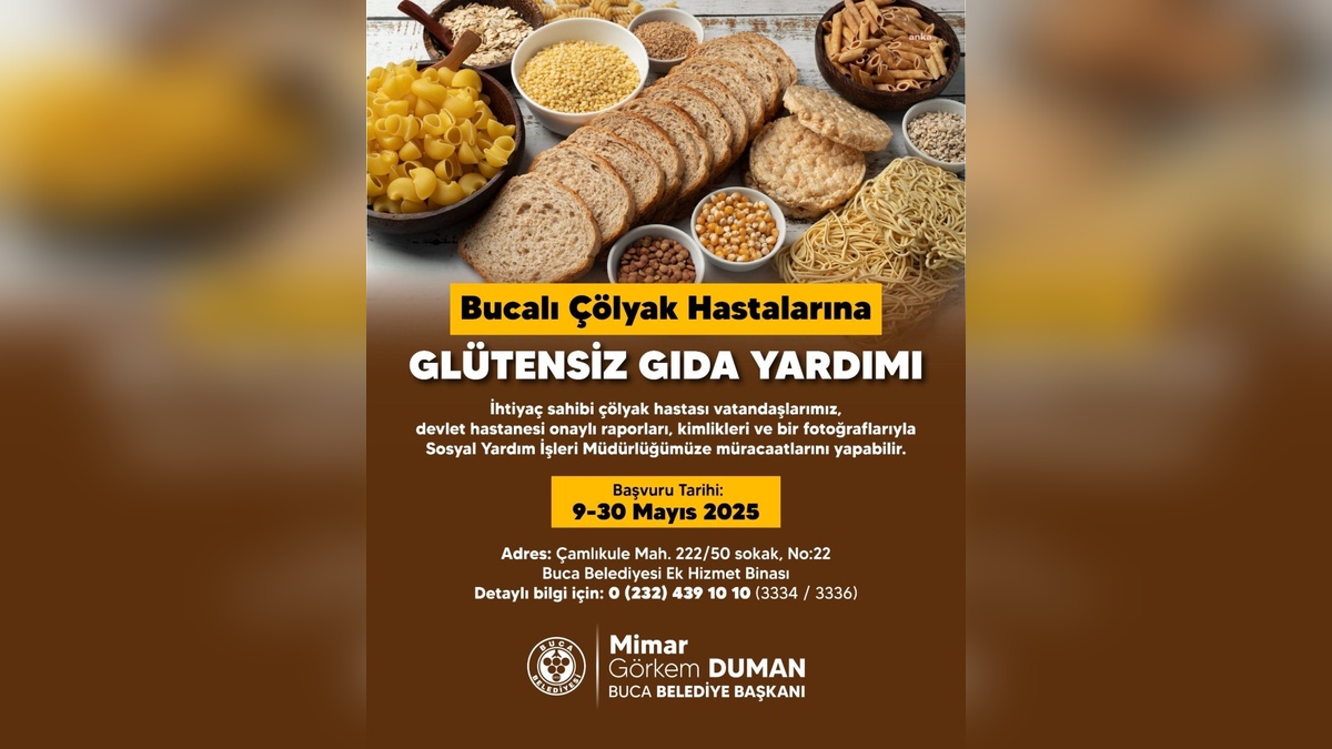 Buca Belediyesi, Çölyak Hastalarına Glütensiz Gıda Yardımı Sağlayacak