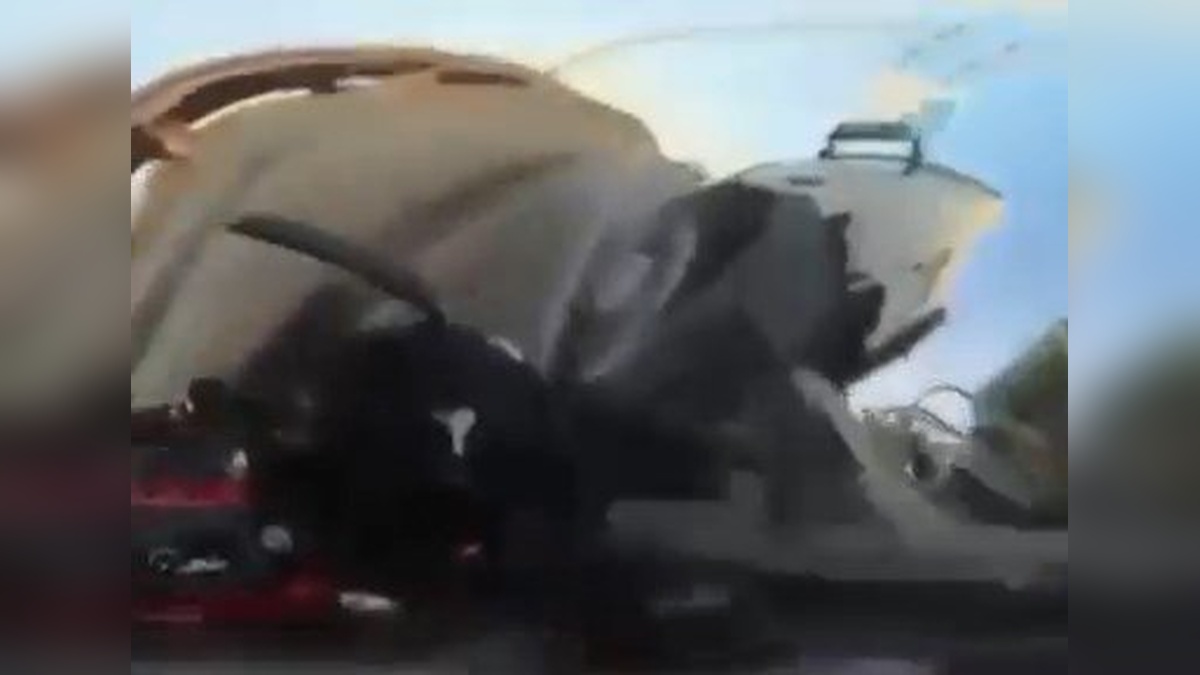Gebze'de motosiklet kazası: Kask kamerası görüntüleri ortaya çıktı