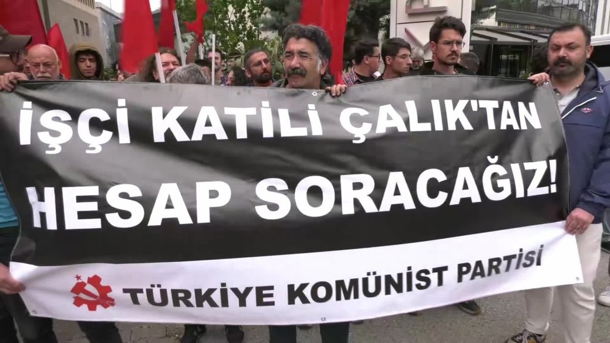 Çalık Holding önünde işçi ölümü: TKP, Sol Parti ve Umut-Sen'den ortak açıklama