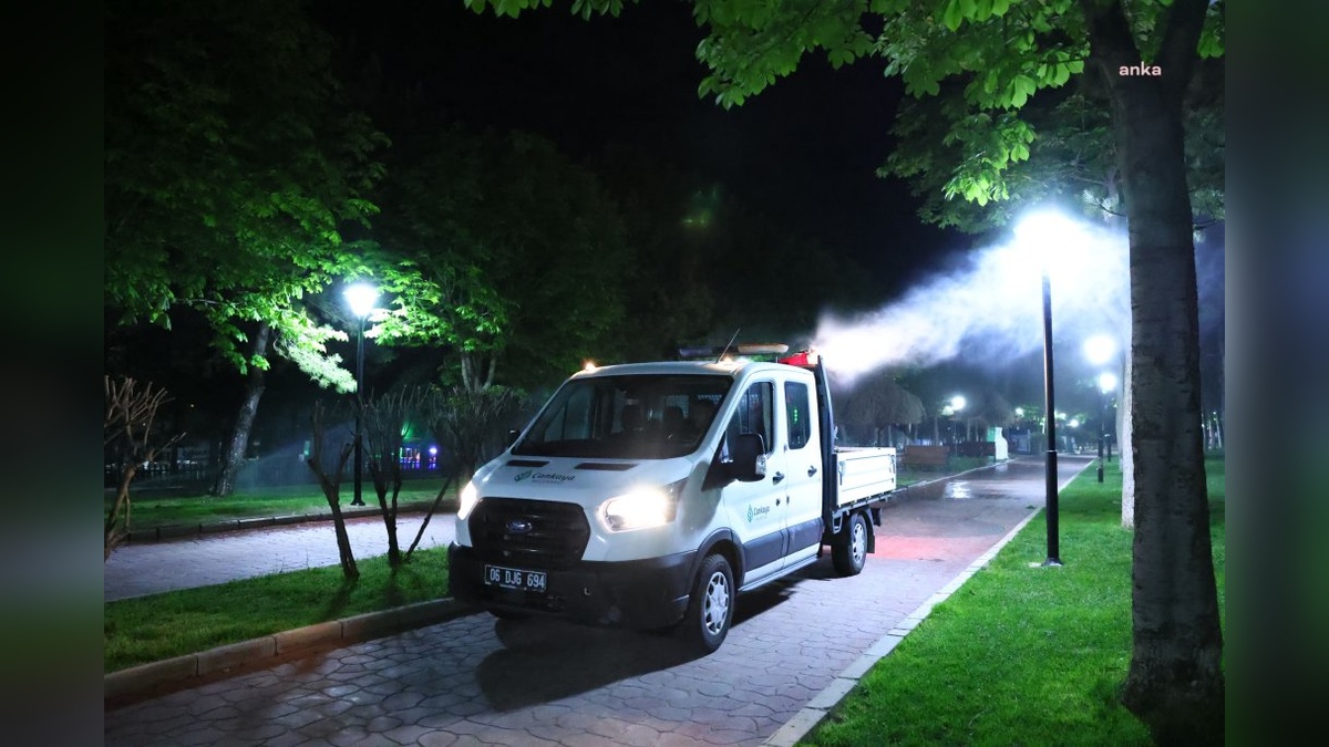 Çankaya Belediyesi, Yaz Aylarında Yoğun İlaçlama Çalışmaları Başlattı