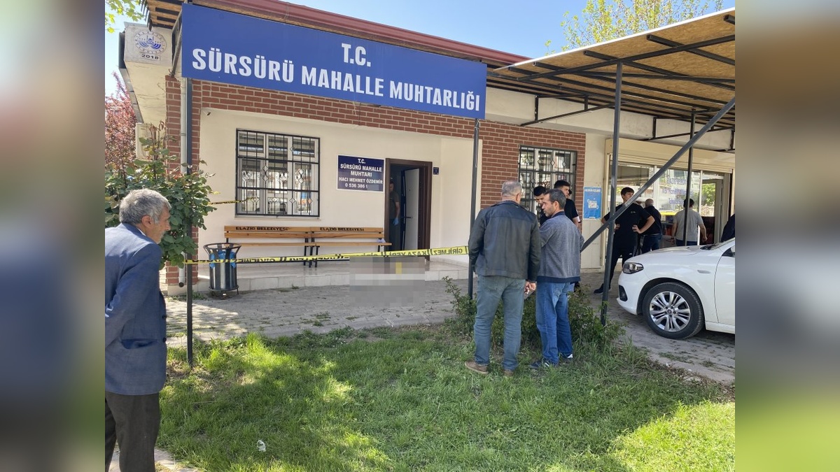 Elazığ'da muhtar Özdemir'e saldıran 2 şüpheli tutuklandı