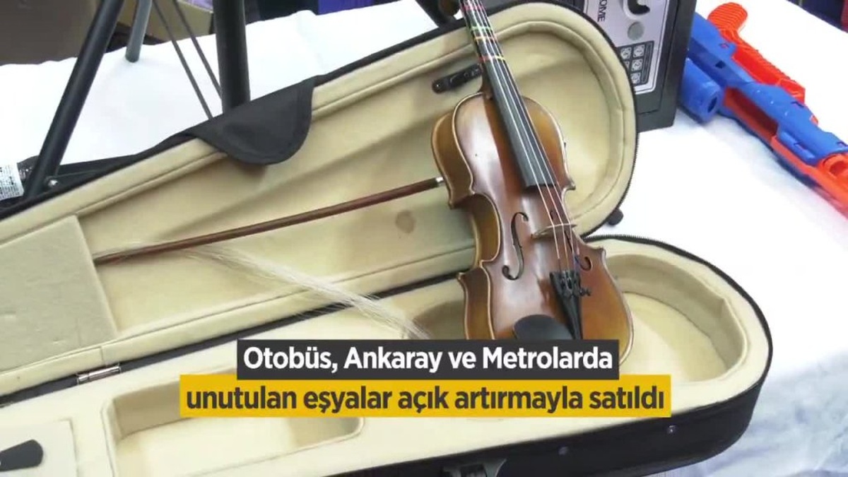 Ankara'da Unutulan 2223 Eşya Açık Artırmayla Satıldı