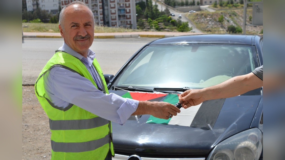 Mardin'de 450 Bin TL'lik Otomobil Filistin İçin Bağışlandı