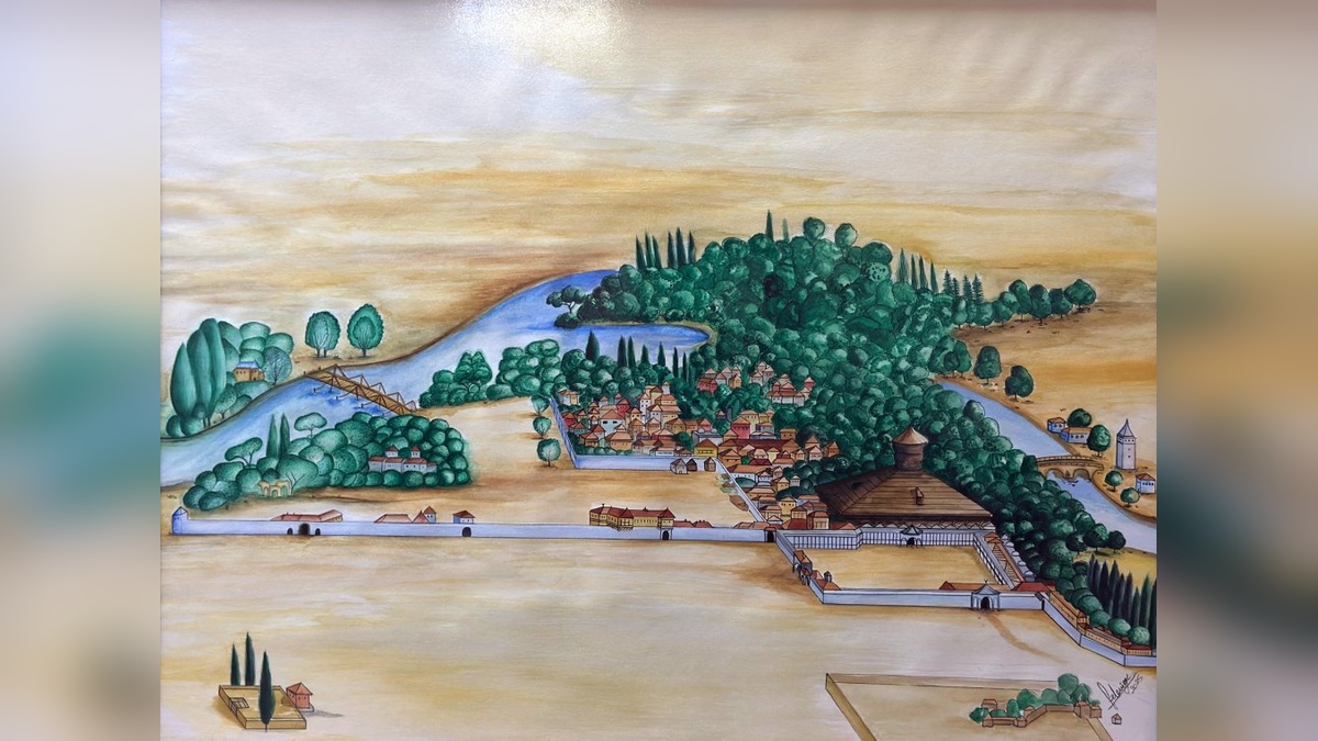 Edirne Sarayı'nın 17'nci Yüzyıl Halini Gösteren Gravür Zürih Arşivlerinde Bulundu