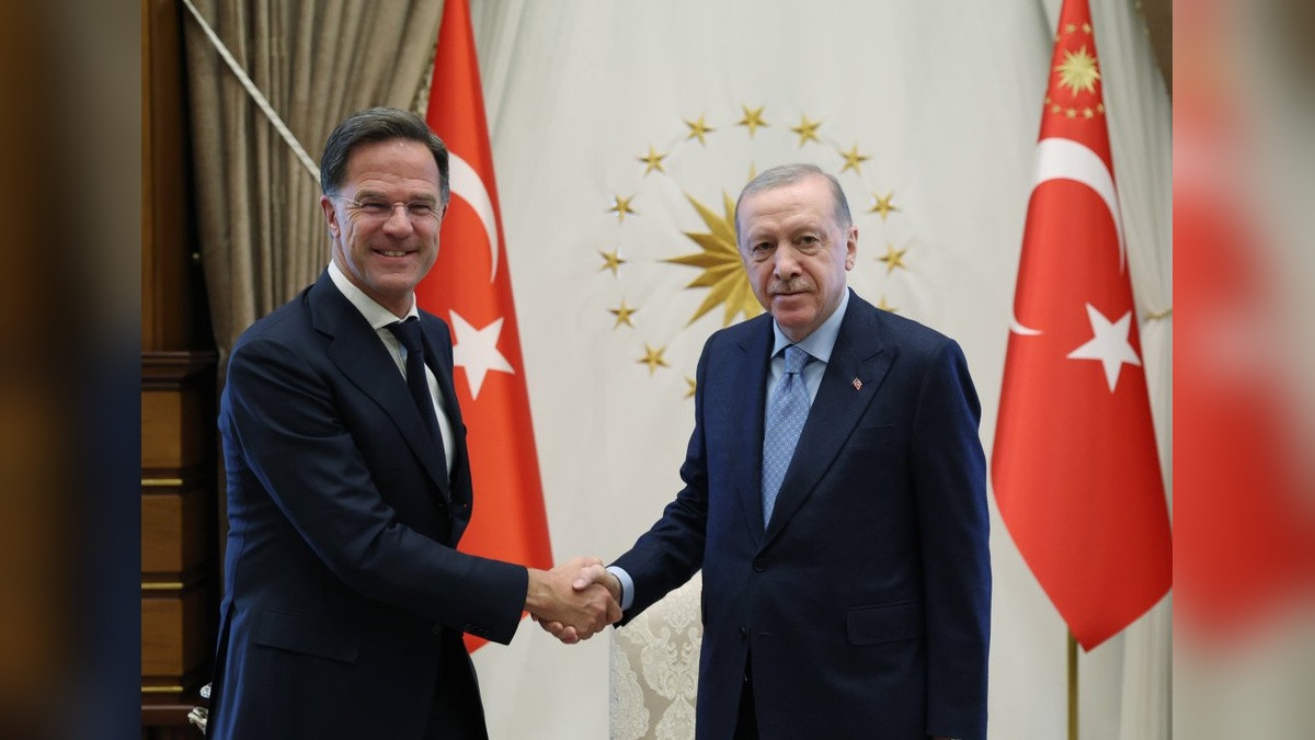 Erdoğan, NATO Genel Sekreteri Rutte'yi kabul etti
