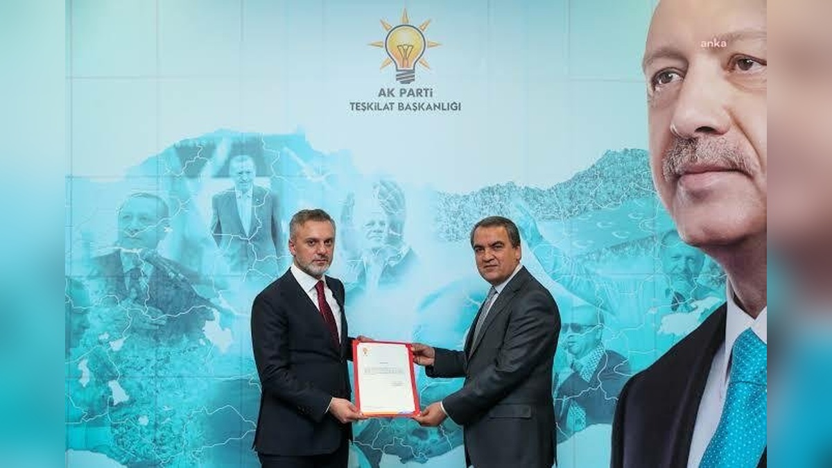 Kadirli AK Parti İlçe Başkanı Gök, Sağlık Nedeniyle İstifa Etti