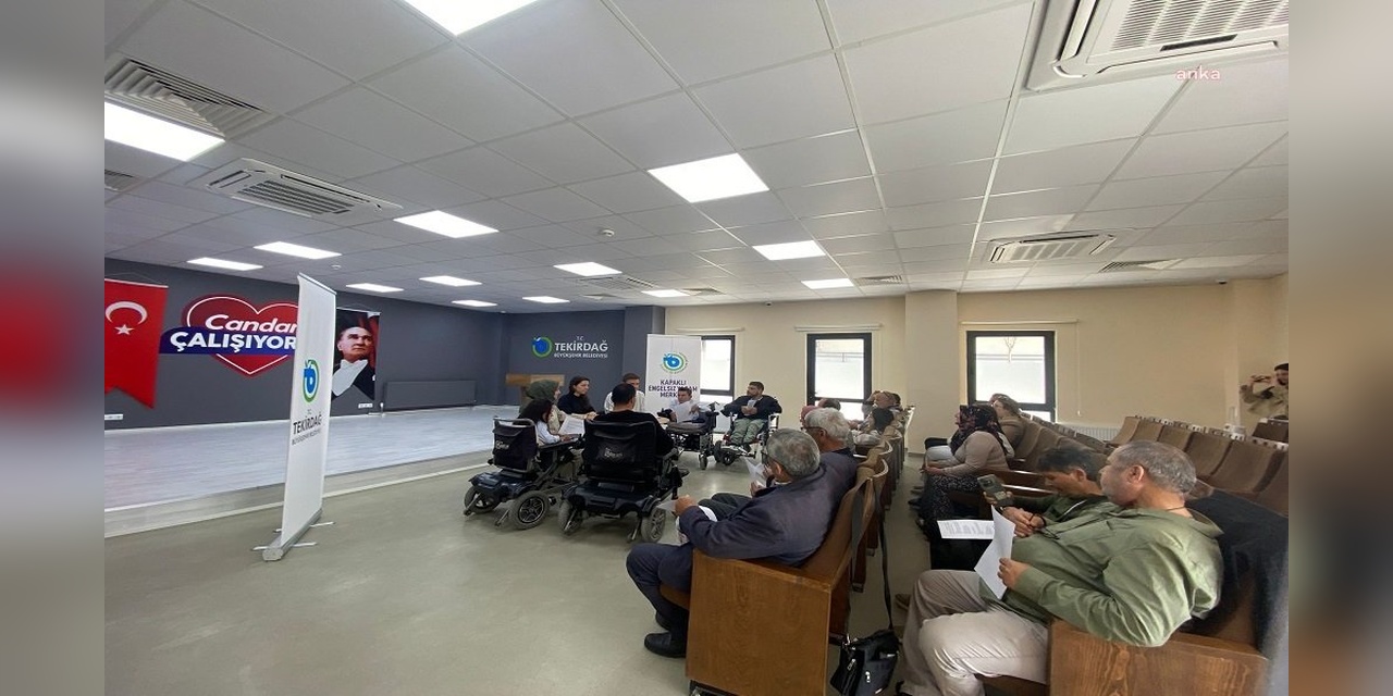 Tekirdağ Büyükşehir Belediyesi, Özel Gereksinimli Bireyler İçin Grup Etkinliği Düzenledi