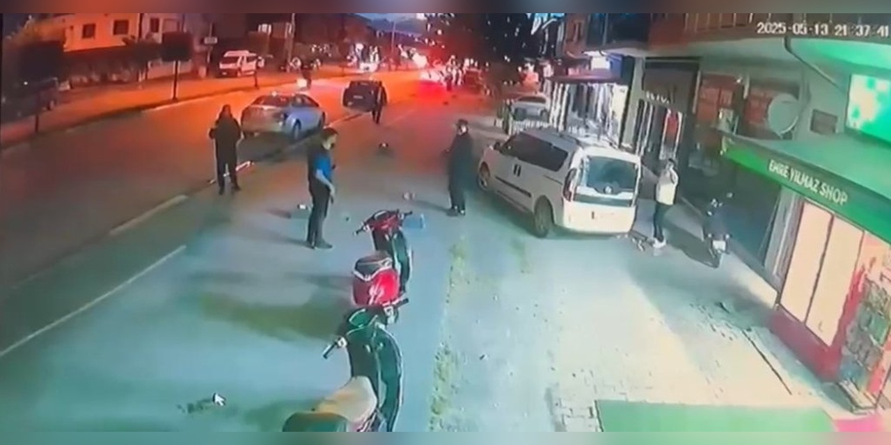 Sakarya'da firari hükümlü, berberde yakalandı: Motosikletle kaçış girişimi güvenlik kamerasına yansıdı