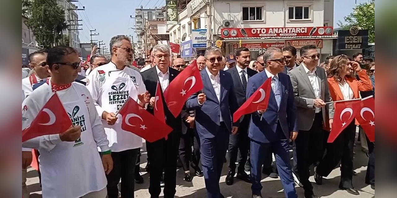 Osmaniye Lezzet Festivali Kortej Yürüyüşüyle Başladı