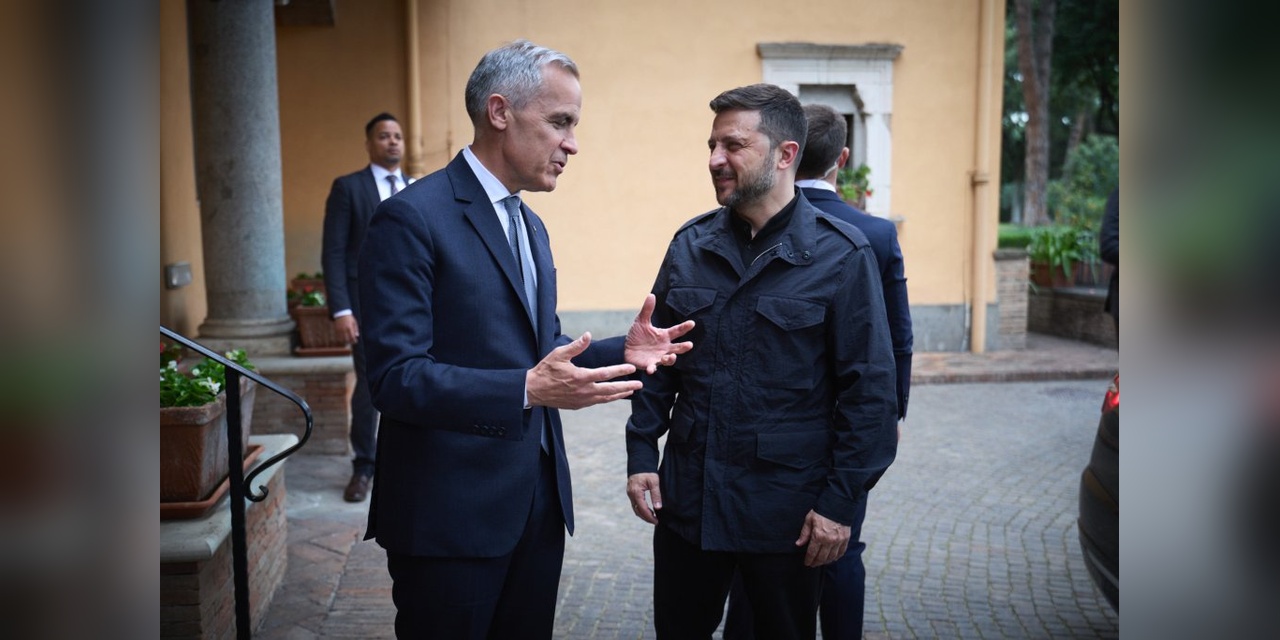 Zelenskiy, Roma'da Carney ile görüştü: "Kanada'nın desteği için minnettarım"