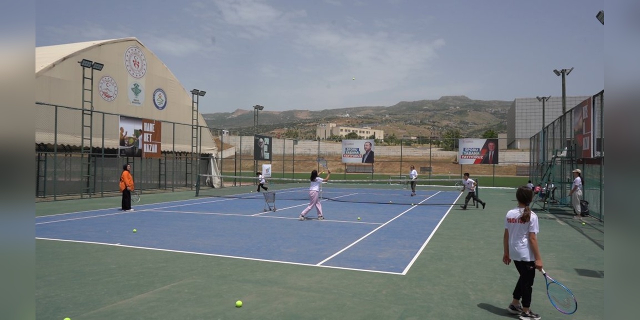 Şırnak'ta 4'üncü Uluslararası "Cudi Cup" Tenis Turnuvası Başlıyor
